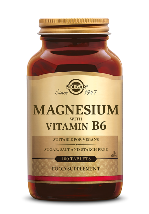 test landinwaarts nieuws Magnesium with Vitamin B-6 (tabletten) | Solgar Vitamins